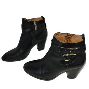 Louise et Cie Lo-Vianne Boots Black Leather Ankle Booties 7M